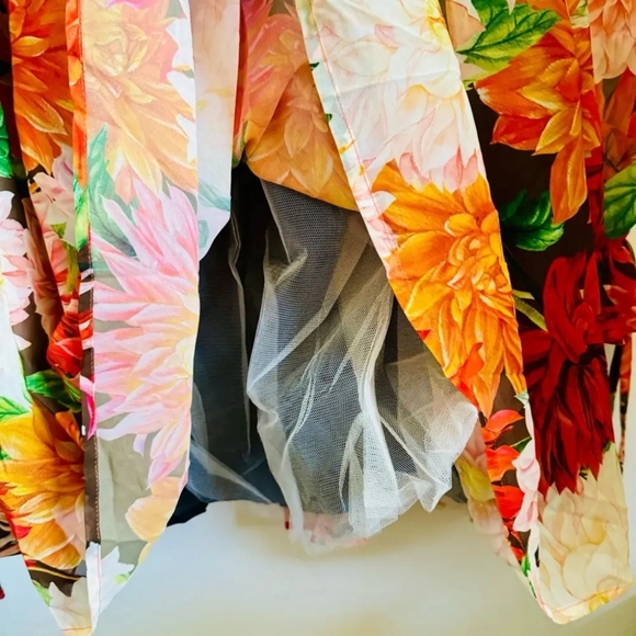 Touch of Elegance Floral Dress Size Small - Picture 8 of 9